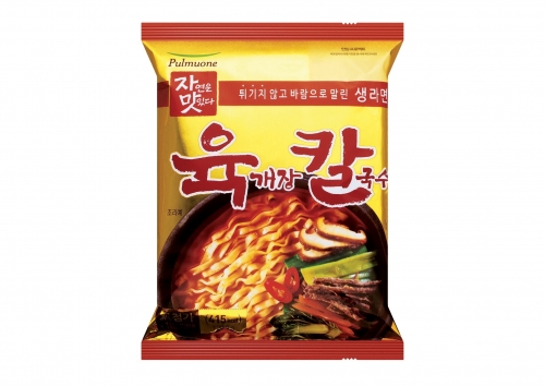 ▲풀무원 자연은맛있다 육개장칼국수.(사진제공=풀무원)