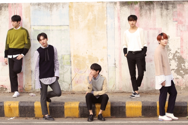 ▲5인조 그룹 비아이지(사진=GH엔터테인먼트)