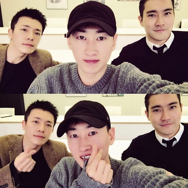▲슈퍼주니어 동해, 은혁, 시원(사진=슈퍼주니어 은혁 인스타그램)