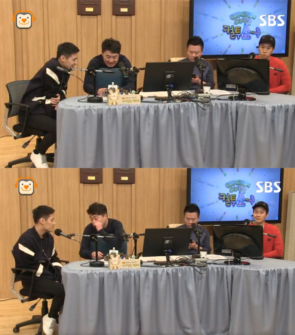 ▲'컬투쇼' 강하늘 정우(사진=sbs 파워FM)