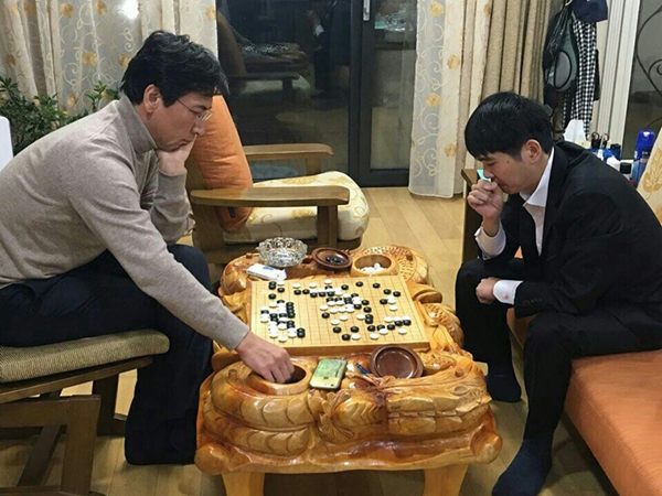 ▲안희정 충청도지사, 이세돌 9단(사진=안희정 인스타그램)