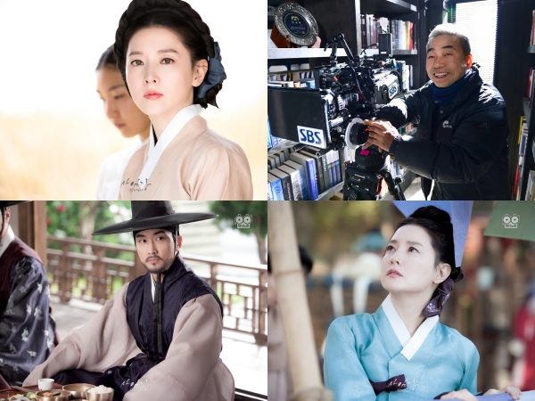 ▲'사임당 빛의 일기' 사임당 역의 이영애, 서득원 촬영감독, 이겸 역의 송승헌 (사진=SBS)