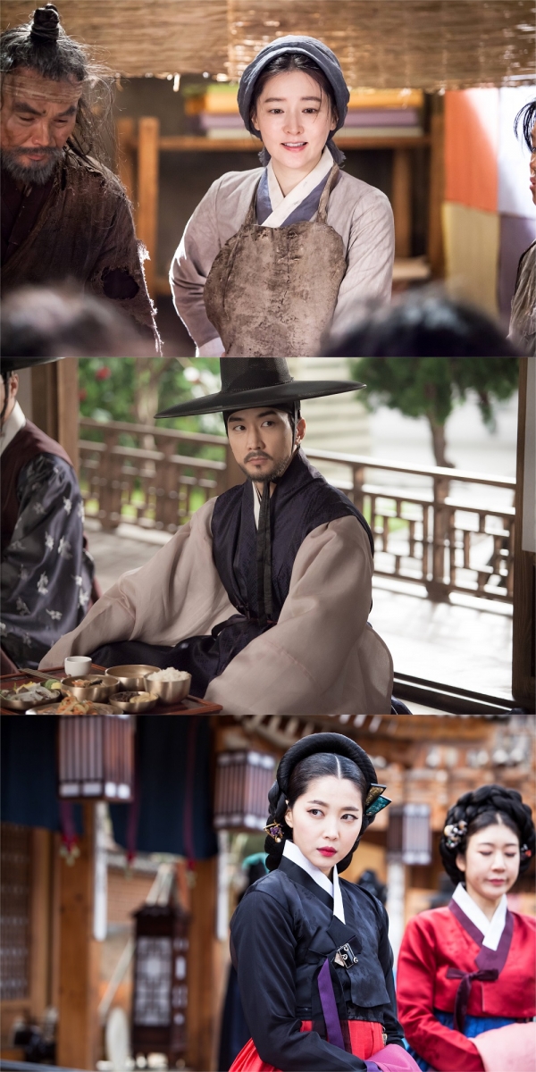 ▲SBS 수목드라마 '사임당 빛의 일기' 이영애, 송승헌, 오윤아(사진=그룹에이트, 엠퍼러엔터테인먼트코리아)