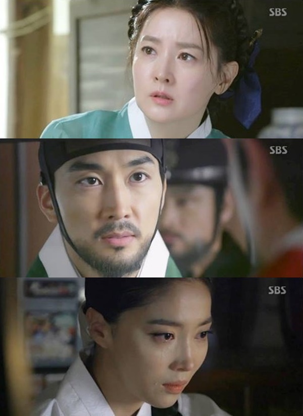 ▲'사임당' 이영애 송승헌 오윤아(사진=SBS 수목드라마 '사임당 빛의 일기' 5회 캡처)