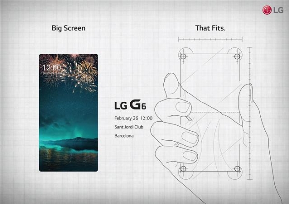 ▲해외 매체에게 전달한 LG G6 발표 행사 공식 초청장. 사진제공=LG전자