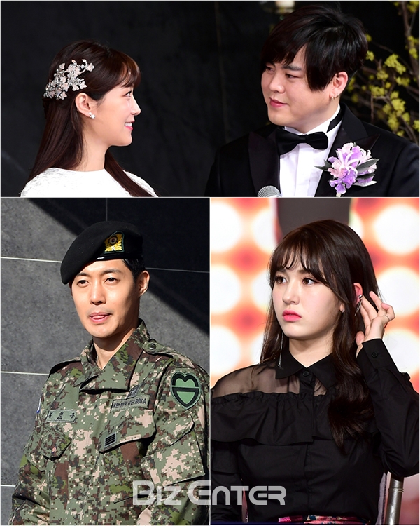 ▲(왼쪽 상단부터 시계방향으로)소율, 문희준, 전소미, 김현중(사진=윤예진 기자 yoooon@)