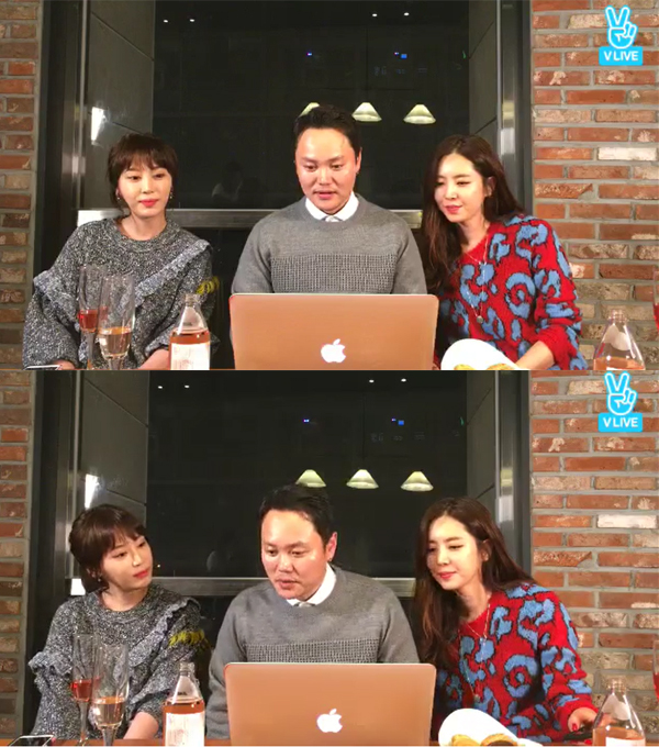 ▲'비정규직특수요원' 강예원 김민교 한채아(사진=네이버 V LIVE)