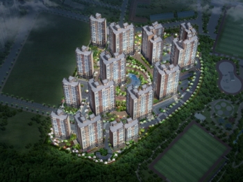 ▲사진=행정타운 두산위브 더 파크 조감도