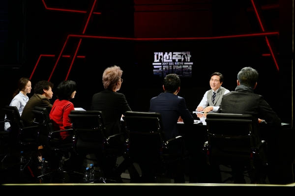 ▲'대선주자 국민면접' 안희정 편(사진=SBS)