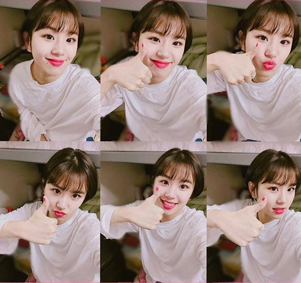 ▲트와이스 채영(사진=트와이스 공식 인스타그램)