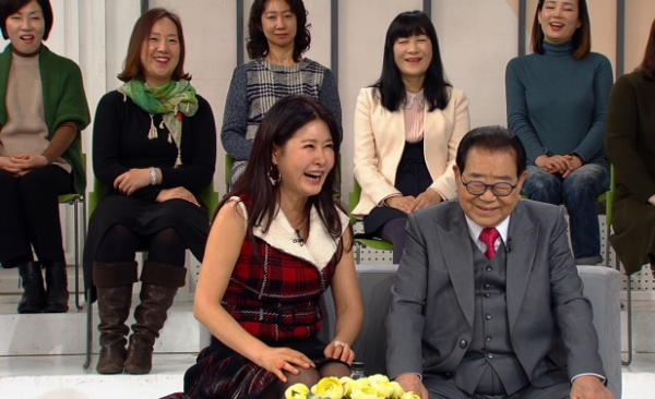 ▲송해, 유지나(출처=KBS2 '여유만만')