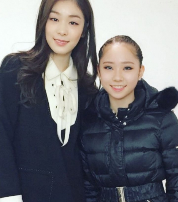 ▲최다빈 김연아(출처=최다빈 인스타그램)