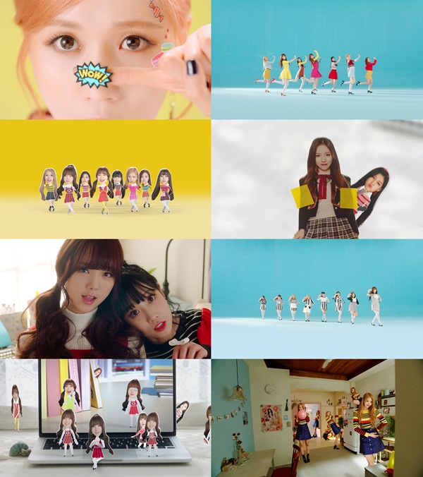 ▲걸그룹 러블리즈 신곡 '와우' 뮤직비디오 화면(사진=울림엔터테인먼트)