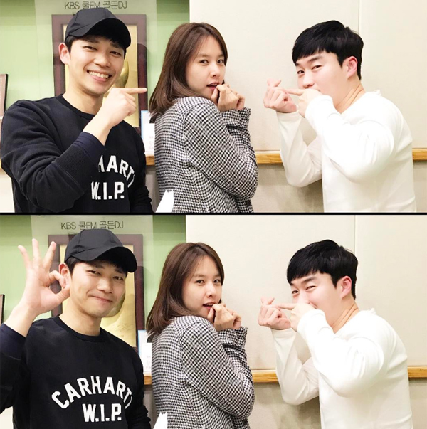 ▲배우 지승현 조윤희 오의식(사진=KBS 쿨FM )