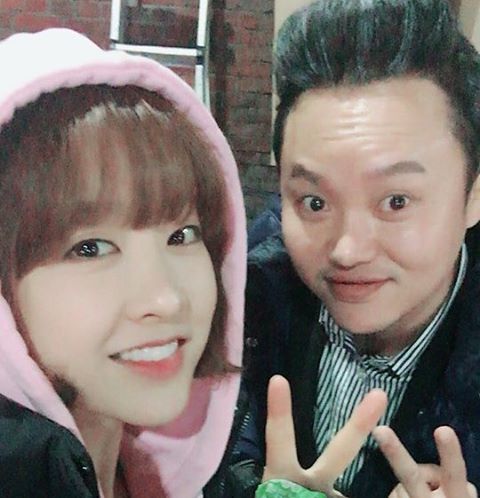 ▲배우 박보영, 김민교(사진=김민교 인스타그램)