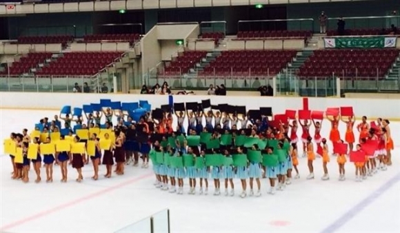 ▲
2014 일본 오픈대회 후 팀블레싱 선수들도 대회참가 선수들과 함께 SNS캠페인에 동참하는 모습