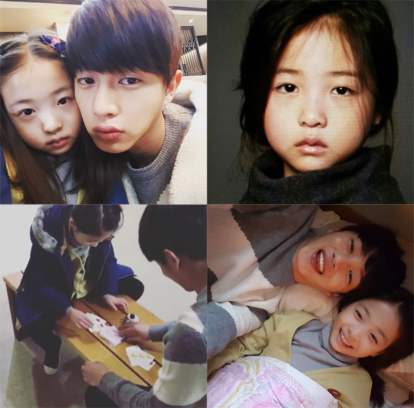 ▲'피고인' 배우 김민석이 아역배우 신린아와의 일상을 다수 공개했다.(사진=인스타그램)