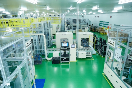 ▲SK이노베이션 배터리 서산 공장 생산 라인 전경. (사진제공=SK이노베이션)