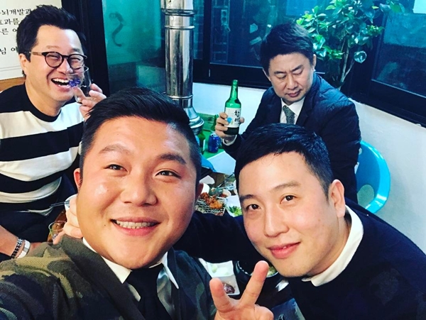 ▲개그맨 지상렬, 조세호, 남창희, 남희석(사진=조세호 인스타그램)