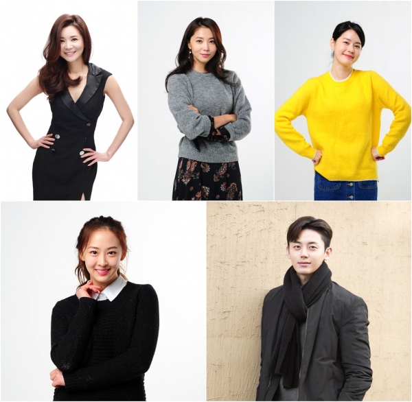 ▲'언니는 살아있다' 출연을 확정지은 배우 장서희, 오윤아, 김주현, 이지훈, 씨스타 다솜(좌측 상단부터 시계방향)(사진=SBS)