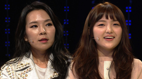 ▲'1대100' 곽정은 서신애(사진=kbs2)
