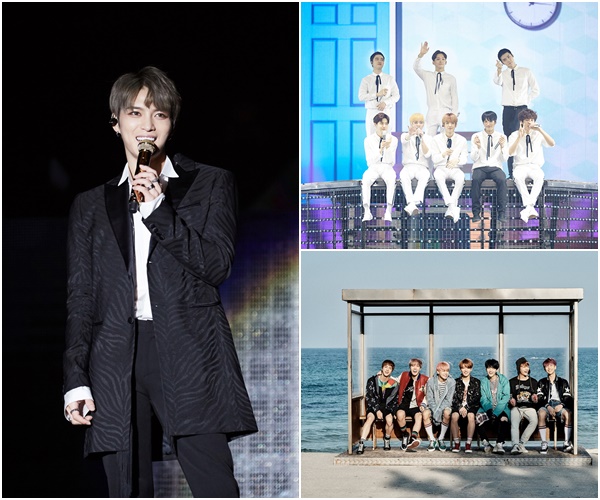 ▲많은 한류스타들이 홍콩, 대만 등의 중화권 국가로 활동 무대를 옮겨가고 있다. 사진은 그룹 JYJ 김재중, 엑소, 방탄소년단 (사진=각 소속사)