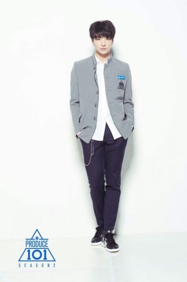 ▲'프로듀스101' 시즌2에서 자진 하차를 결정한 마루기획 연습생 한종연(사진=Mnet)