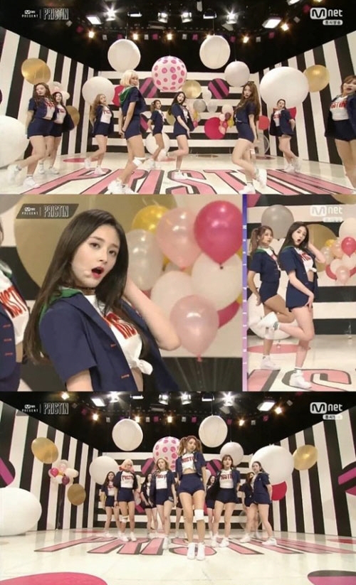 ▲그룹 프리스틴(사진=Mnet '엠넷 프레즌트')