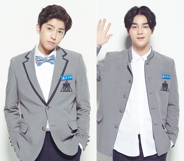 ▲김시현(왼쪽)과 남윤성(사진=Mnet )