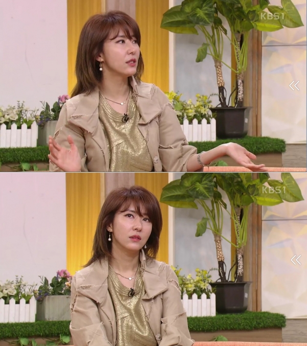 ▲가수 김완선(사진=KBS1 '아침마당')