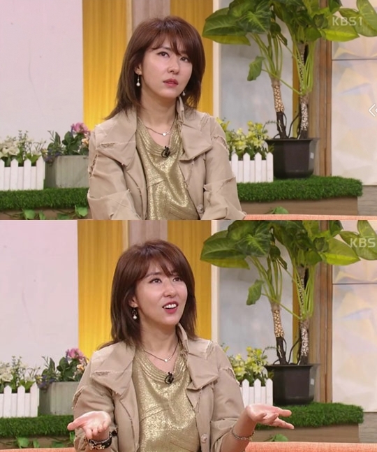 ▲가수 김완선(사진=KBS '아침마당')