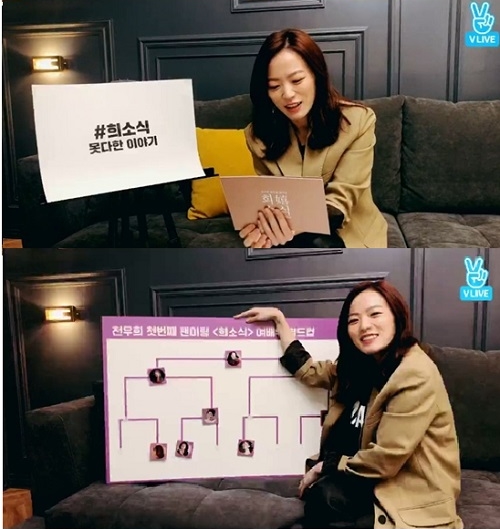 ▲배우 천우희(사진=V앱)