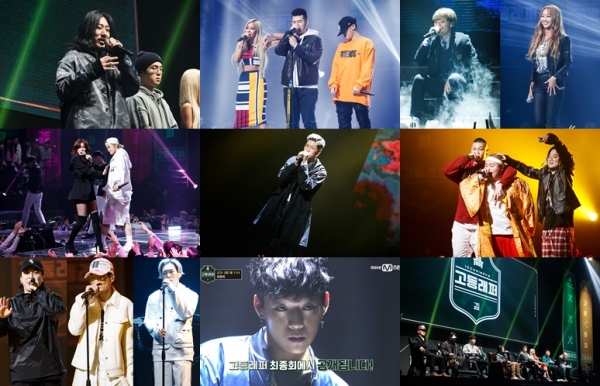 ▲'고등래퍼' 파이널무대 (사진=Mnet)