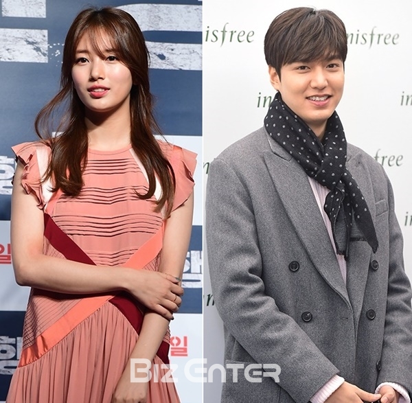 ▲걸그룹 미쓰에이 수지(왼쪽)와 배우 이민호(사진=윤예진 기자 yoooon@)