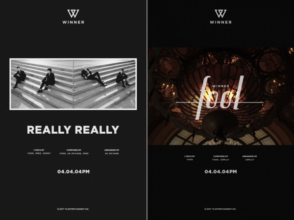 ▲그룹 위너 신곡 포스터(사진=YG엔터테인먼트)