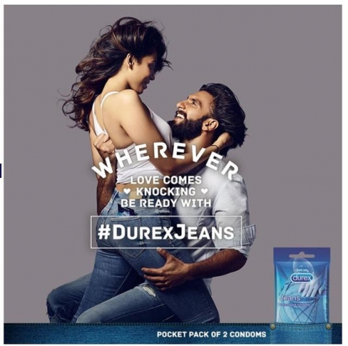 ▲듀렉스 진스(Durex Jeans) 광고. 출처 = 듀렉스