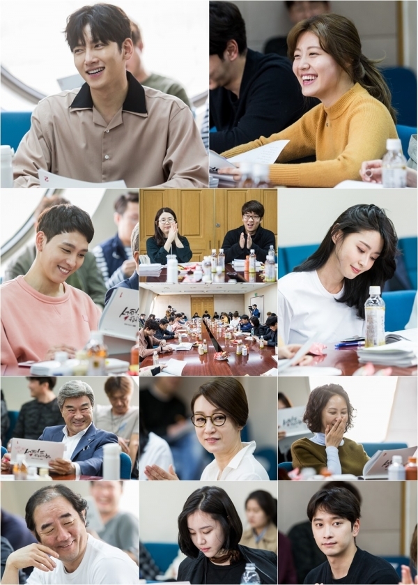 ▲'수상한 파트너' 대본리딩 현장(사진=SBS '수상한 파트너')