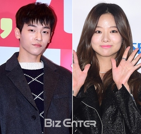 ▲엘조(왼쪽)와 솔지(사진=윤예진 기자 yoooon@)