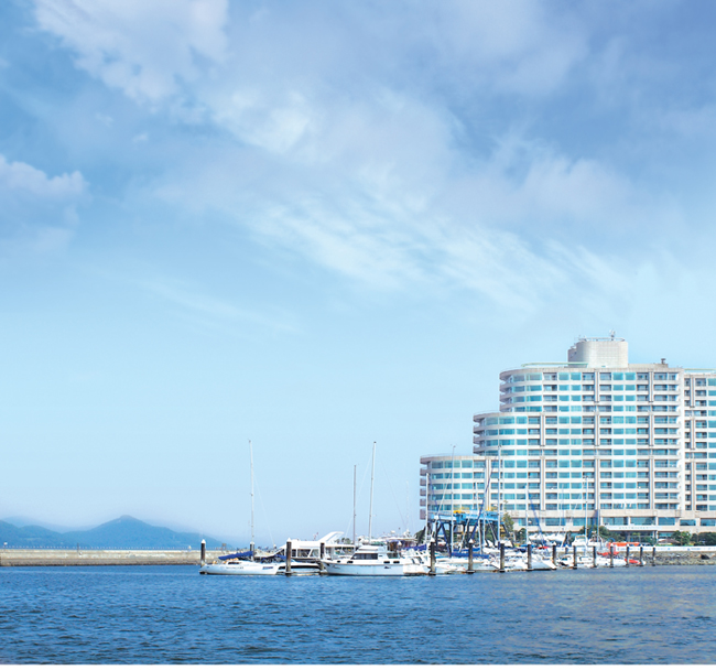 (사진= 금호통영마리나리조트 전경)