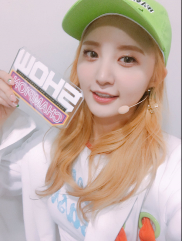 ▲'쇼 챔피언' EXID 정화(사진=MBC 뮤직)