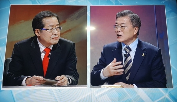 ▲(출처=SBS '제19대 대통령 후보 합동 토론회')