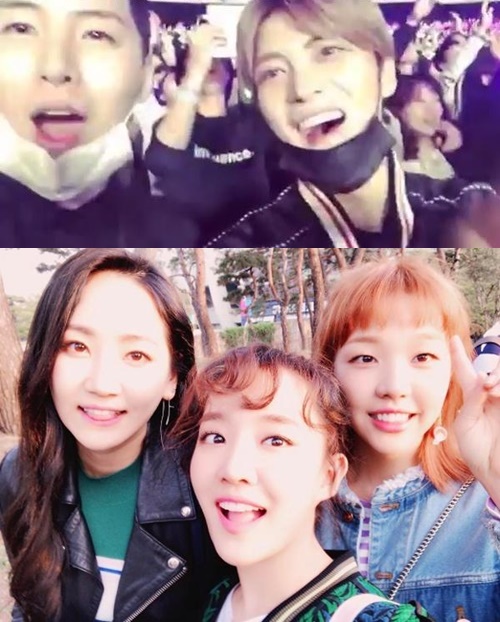 (사진=김재중, 윤하 인스타그램)