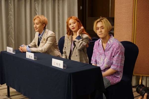 ▲후이, 현아, 이던(사진=K STAR)