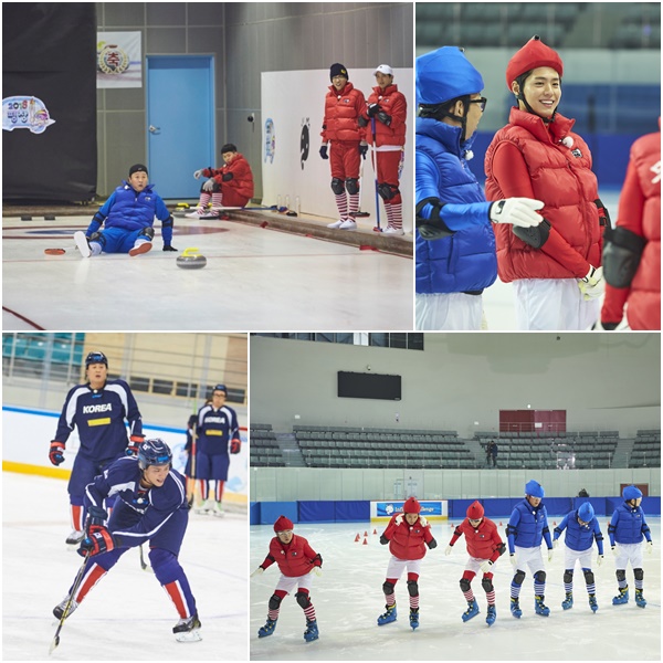 ▲동계 스포츠 경기를 벌이는 '무한도전' (사진=MBC)