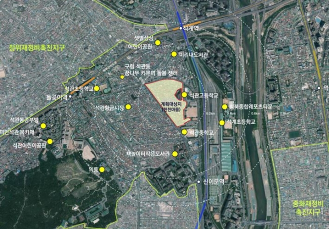 ▲서울 성북구 석관동 한천마을(사진) 73-1번지 일대의 노후된 저층주택 밀집지역에 주거환경개선을 위한 주거환경관리 사업을 본격화한다고 밝혔다.(사진제공=서울시)