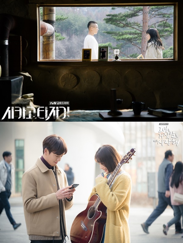 ▲tvN 금토드라마 '시카고 타자기', tvN 월화드라마 '그녀는 거짓말을 너무 사랑해'(사진=tvN)