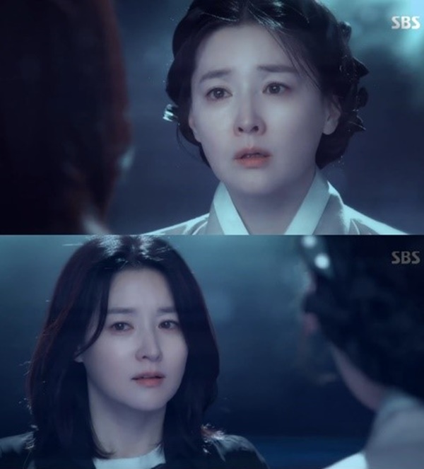 ▲사임당, 서지윤 등 1인 2역을 맡은 이영애(사진=SBS 수목드라마 '사임당 빛의 일기' 캡처)