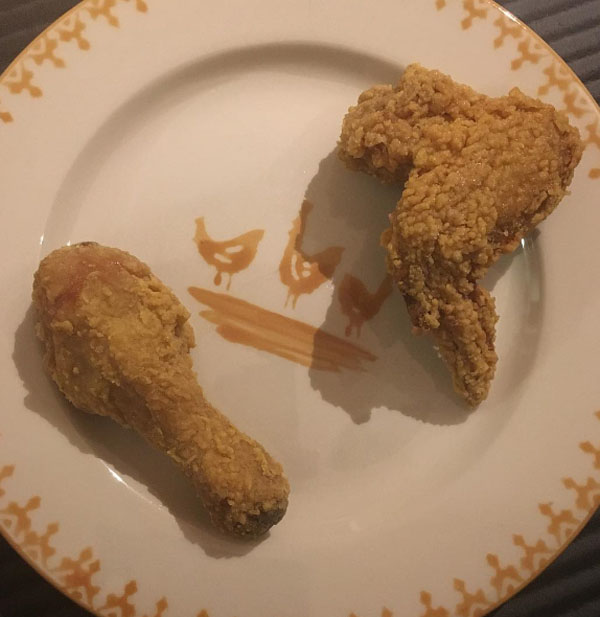 ▲21일 '윤식당' 정유미가 지난 5회에서 선보인 치킨 메뉴의 모습을 공개했다.(사진=인스타그램)