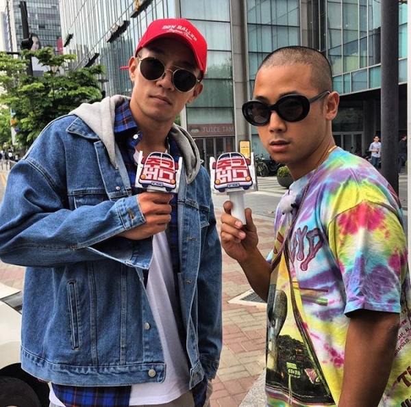 ▲그룹 마이티마우스 상추(왼쪽)와 쇼리(사진=마이티마우스 공식 SNS)