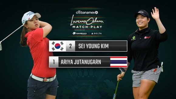 ▲김세영과 에리야 쭈타누깐. 사진=LPGA